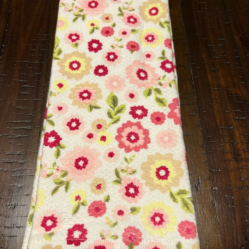 Kate Spade New York Floral Colorful Kitchen Towels Set of 2